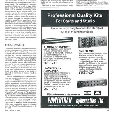 Seck 1882 MKII Studio and Live Console with power supply image 13