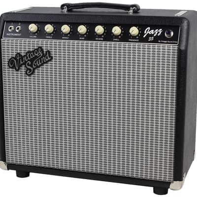 Vintage Sound Jazz 35 1x12 Combo - Black - Silver image 1