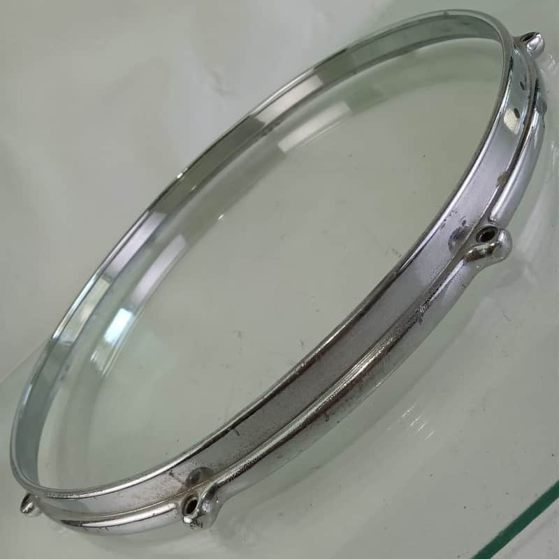 Premier 14"Die-Cast 8-Lug Snare Drum/Floor Tom Batter Rim/Hoop Vintage 50-60s UK image 1