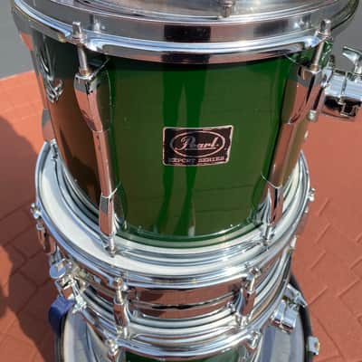 Pearl Export Series Green Drum Kit -22” Kick, 12", 13", 14" Tom 14” Snare image 8