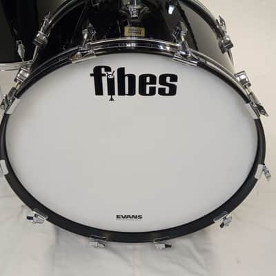 Fibes 1970s Fiberglass Shell Pack in Black – 24″,13″,14″ & 18″ image 2