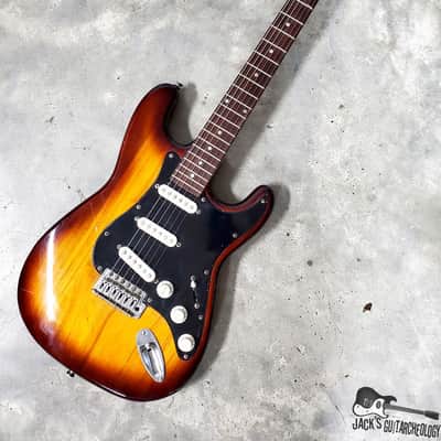 Cort / Memphis / Samick Lawsuit Era MIK S-Style Electric Guitar (1970s, Honeyburst) image 9