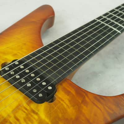 Manne Semiacustica 7 Lionel Loueke half fretless half fretted image 10