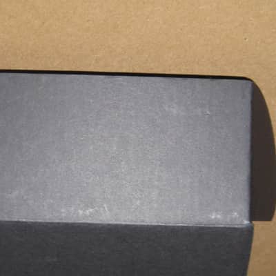 lightly handled - some imperfections MXR EMPTY BOX ONLY for M75 Super Badass Distortion (NO pedal / NO paperwork) specifically from 2015 (2010s - 2020s) - BOX: Black Cardboard / LABEL: Light Gray & Black/ GRAPHIC: Silver image 18