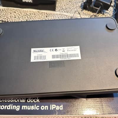 Focusrite iTrack Dock Mobile iPad Recording Interface 2010s - Black/Red image 9