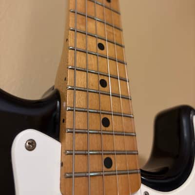 Fender "Squier Series" Standard Stratocaster with Maple Fretboard 1992 - 1996 - Black image 3