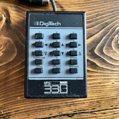 DIGITECH IPS 33B GUITAR SUPER HARMONY MACHINE SIGNAL PROCESSOR 90's - Black image 5