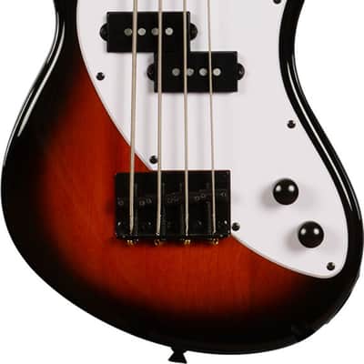 Kala Solid Body 4-String Electric U-BASS, Laurel Fingerboard, Tobacco Burst image 2