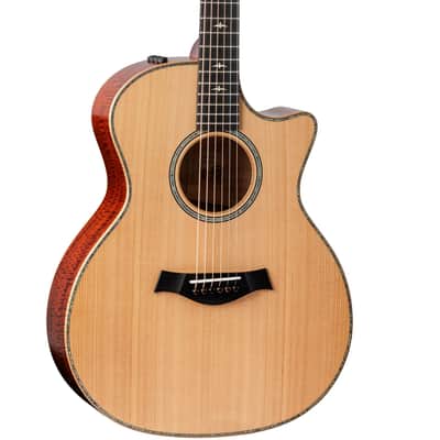 Taylor Custom #41: Grand Auditorium, Western Red Cedar/Figured Big Leaf Maple image 2