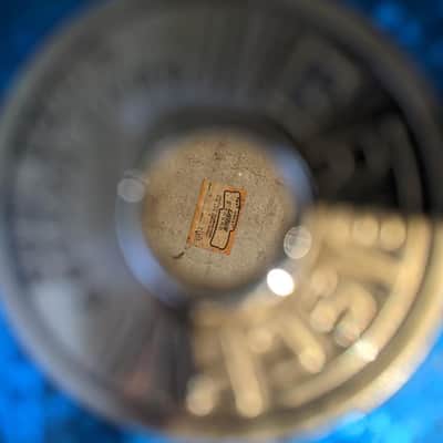 Gretsch Early '60s Round Badge Kit 12-16-20 1960 Blue Sparkle image 11