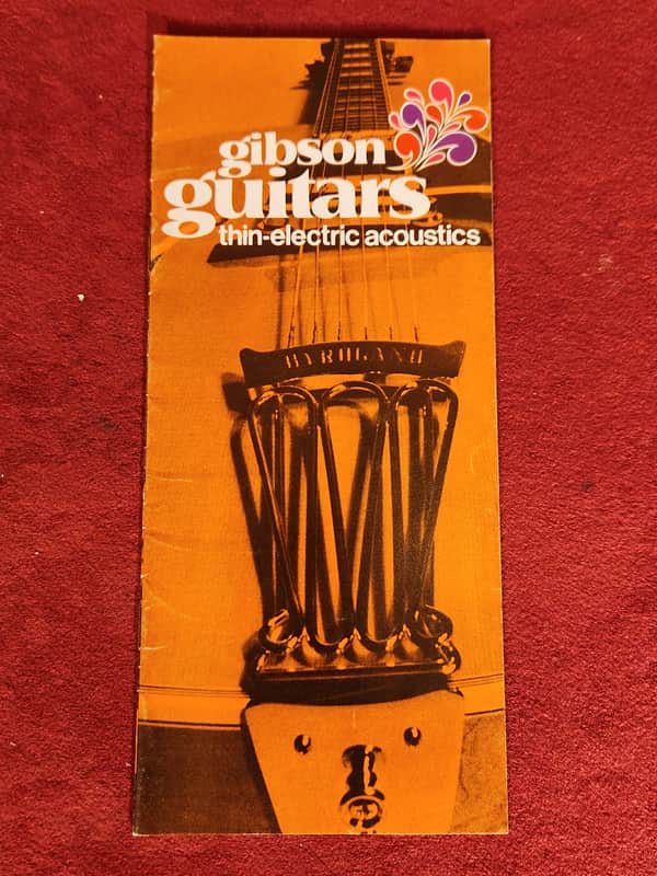 Gibson Thin-Electric Acoustic Catalog 1970 image 1