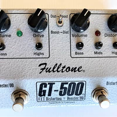 Rare Vintage Fulltone F.E.T Hi-Gain GT-500 Distortion and Overdrive Booster USA Made! LOW SERIAL Number! image 2