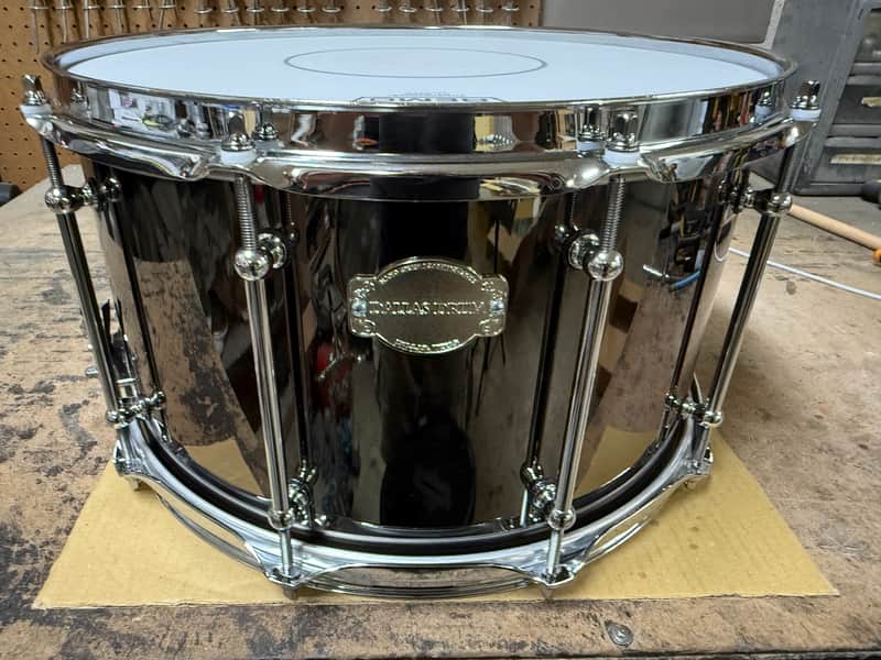 Dallas Drum 14x8 Black Brass Snare Drum 2026 - Black Brass image 1