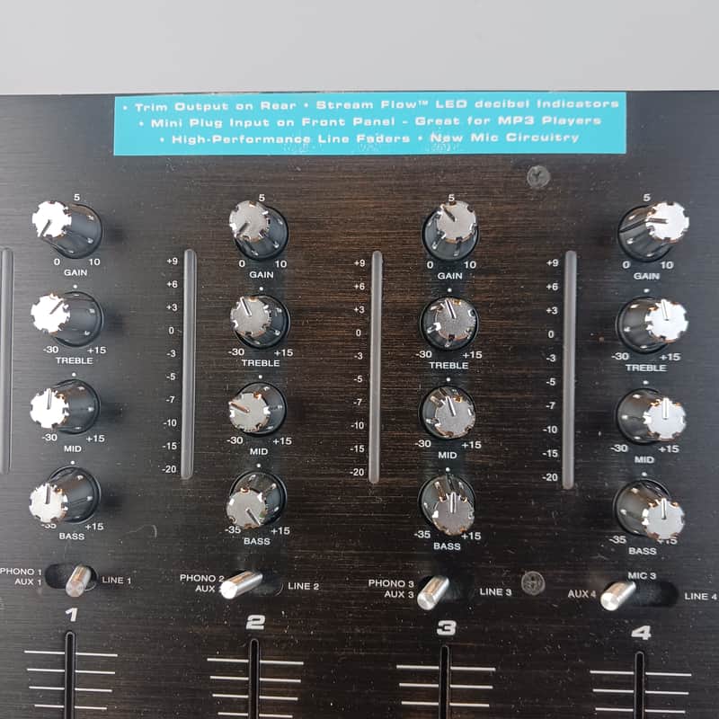 AMERICAN AUDIO Q-3433 MKⅡ American Audio Q-3433 Mk II Preamp Mixer | Reverb
