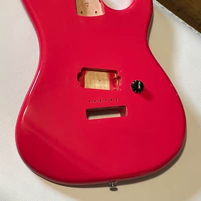 2021 Indonesia Kramer Baretta Special Ruby Red Mahogany Guitar Body 6 Post Tremolo image 4