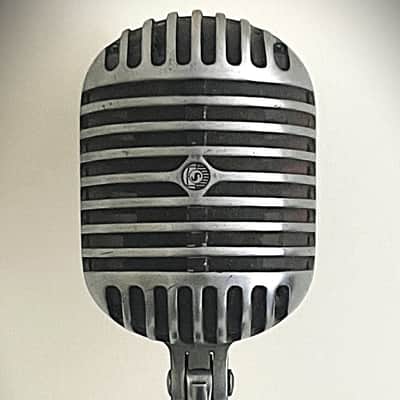 Rare 1940's Bogen "Fatboy" Model U10X Dynamic Microphone, 100% original, working image 1