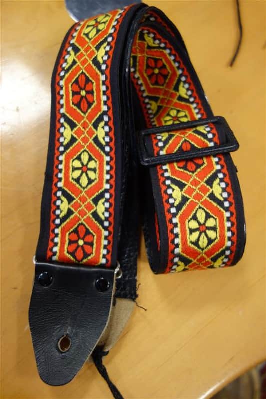 Vintage 60/70s guitar strap Japan Ace Style #23 image 1