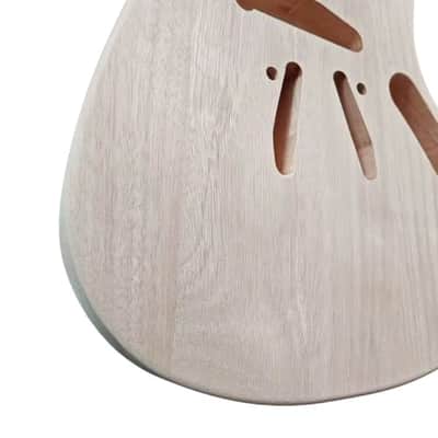 Mustang Style Guitar Mahogany Wood Body image 5