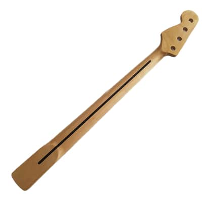 4 String Precision Bass Fretless Neck,upper nut: 4.2cm image 3
