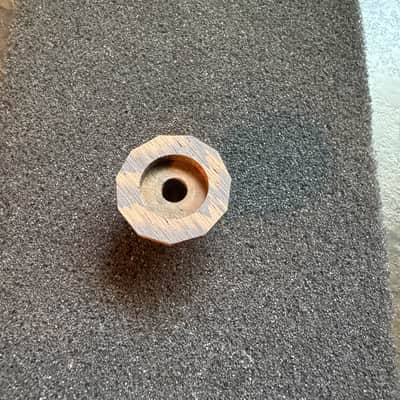 Guilford Wenge 1122 Facet Cut Volume/Tone potentiometer knob - 1.5mm set Screw / 6mm shaft - 1 Knob image 3