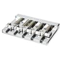 Fender HiMass 5-String Bass Narrow Bridge Assembly With Brass Saddles, Chrome 099-4410-000