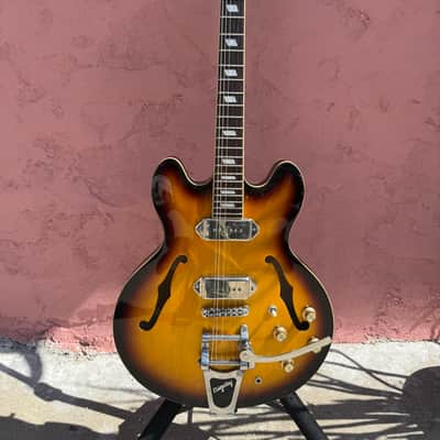 2012 Epiphone Casino VS (Vintage Sunburst) w/ Bigsby – Great Player image 1
