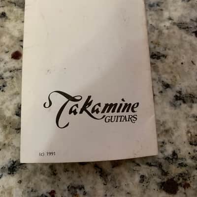 Takamine Guitar Owners Manual 1991 image 9