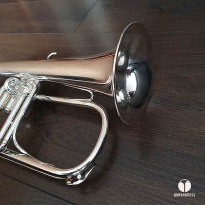 One Piece Bell Couesnon Monopole Conservatoire flugelhorn, case | Gamonbrass Bild 7