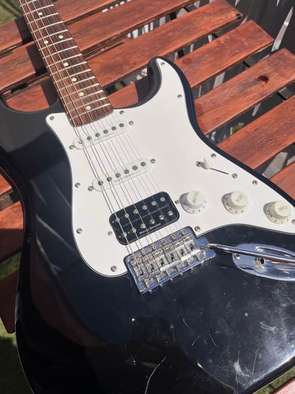 Squier Vintage Modified Stratocaster HSS with Indian Laurel Fretboard 2018 - 2019 - Black image 1