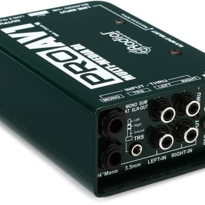 Radial ProAV1 1-channel Passive A/V Direct Box image 2