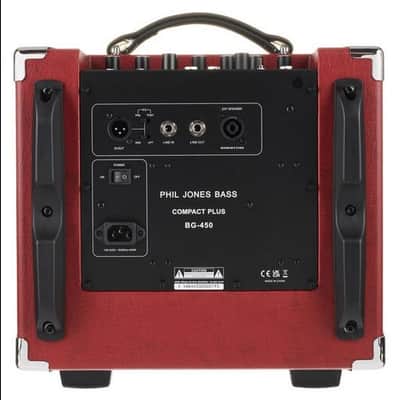Phil Jones Bass Compact Plus BG-450 4 x 5-inch 300-watt Bass Combo Amp, Red image 8