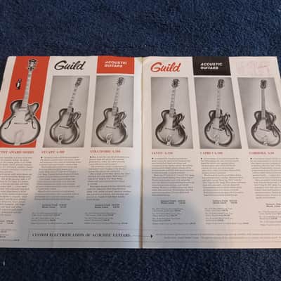 Vintage 1964 Guild Guitar & Amplifier Catalog! Rare, Original Case Candy, Paperwork! image 2