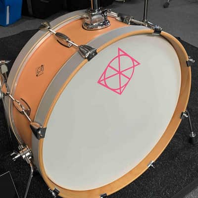 ~NEW~ Dixon PODL520PF Little Roomer 5-Piece Drum Kit Set in Peach Fuzz *IN STOCK* image 8