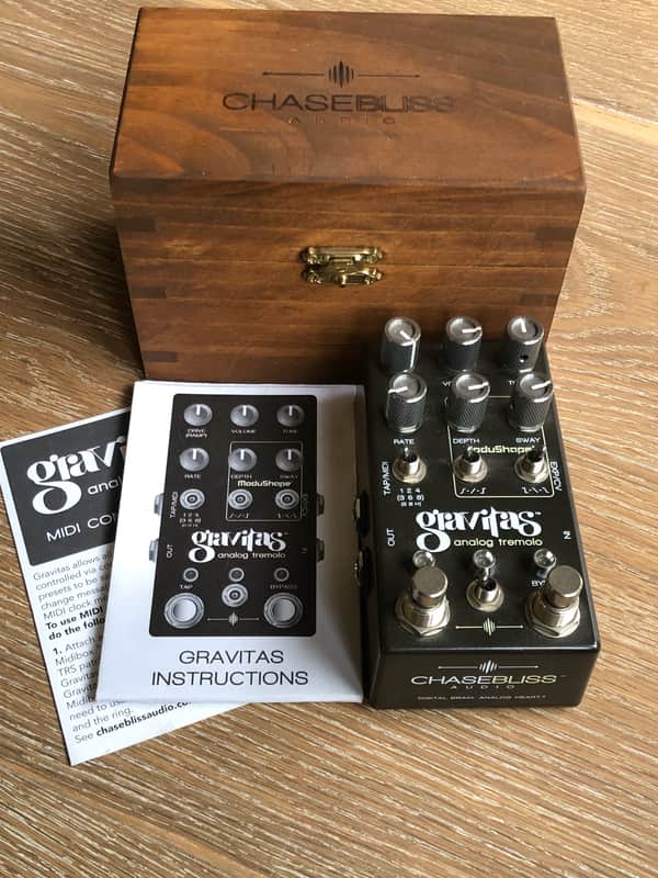 Chase Bliss Audio Gravitas Analog Tremolo - Black image 1