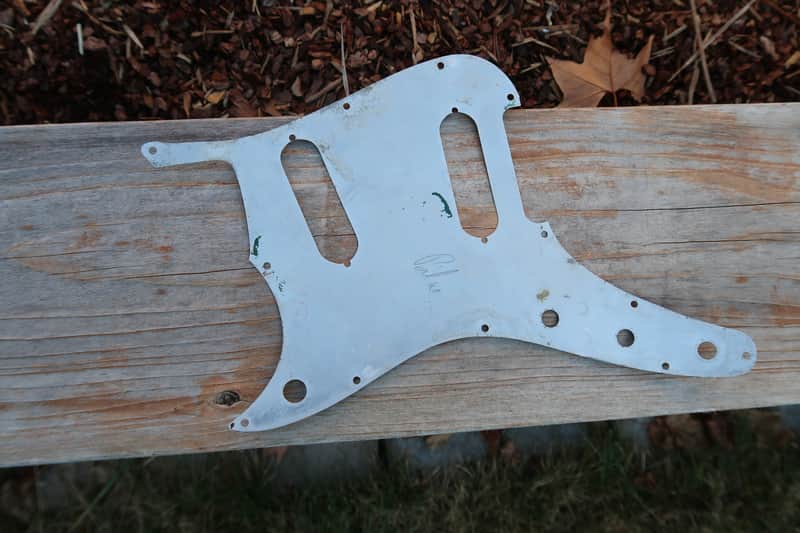 Fender Duo Sonic 1950's 1960's Pickguard Shield " Pilar signed image 1