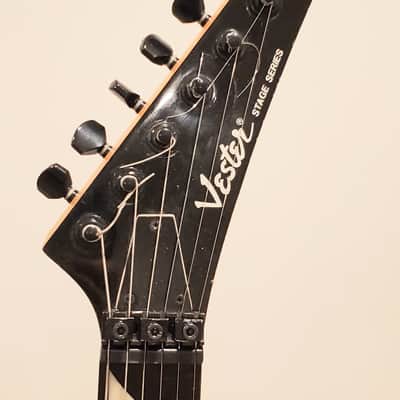Ultra Rare Vester Stage Series Made In Korea: Ebony Board, FR Trem, Split Coil  MIK image 8