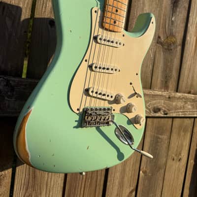 Fender Custom Shop '56 Reissue Stratocaster Relic AAA Flame Maple Neck image 4