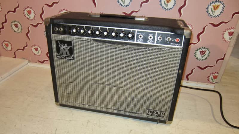 Music Man 112 RD Sixty-Five 65-Watt 1x12" Guitar Combo with Distortion 1978 - 1979 - Black with Silver Badges image 1