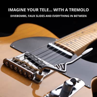 Vega-Trem VT2 Teletrem Classic Telecaster Guitar Tremolo Bridge For Tele Easy Installation image 5