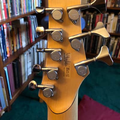 Wes Lambe Guitars 8S (8 string solidbody) 2007 Natural Mahogany image 5