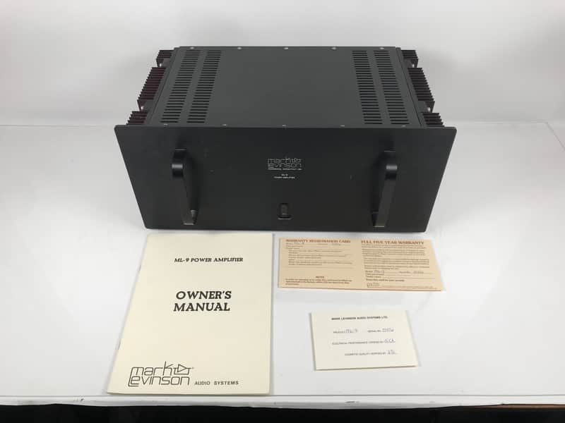 Mark Levinson ML-9 Vintage Class AB₂ Amplifier image 1