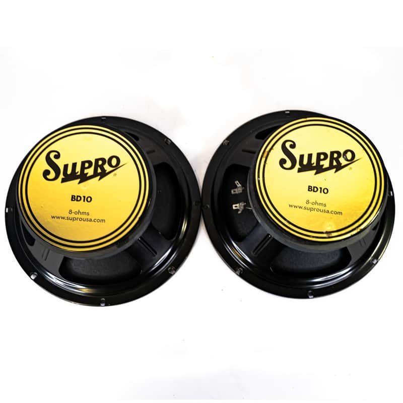 Supro BD10 Guitar Speakers - 8 ohm / 95 watt - 10" Inch - Pair image 1
