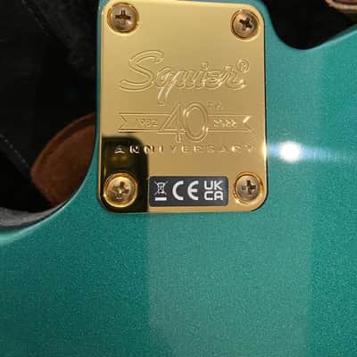 MINT Squier 40th Anniversary Gold Edition Telecaster 2022 - Sherwood Green image 13