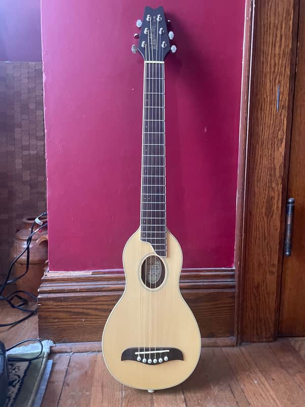 Washburn RO10 Rover Steel String Travel Acoustic Guitar Natural