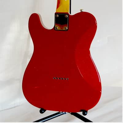 Leo Jaymz Elite Series "Popcaster" Electric Guitar - Sparkle Red image 7