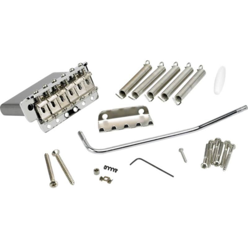 American Vintage Series Stratocaster 6-Saddle Bridge Tremolo Assembly - Chrome image 1