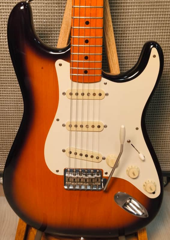 Fender American Vintage '57 Stratocaster 1982 2 Color Sunburst Refin image 1
