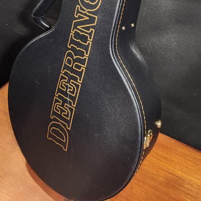 Deering Black Diamond Banjo w/ Hardcase,  5th String Railroad Spike, Natural/Black, ca 2017 image 13