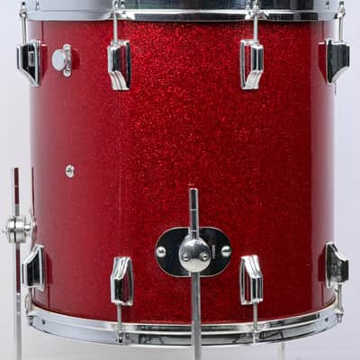 Rogers 22/13/16/5x14" VIDEO 60's Dayton-Era Holiday "Cozy Cole" Drum Set - Red Sparkle imagen 24