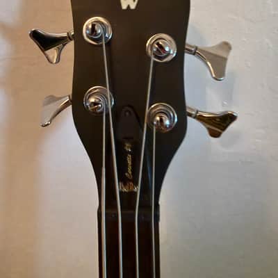 Warwick Warwick RockBass Corvette Double Buck Electric Bass 2017 - Nirvana Black Satin image 3